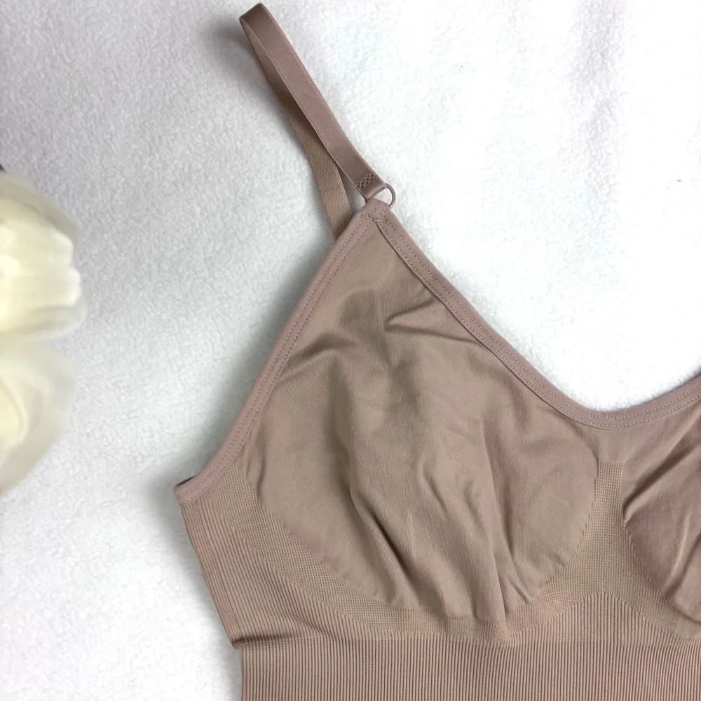 Shecurve Seamless Nude Smoothing Full Body Booty Popping Shapewear Bodysuit (XL)